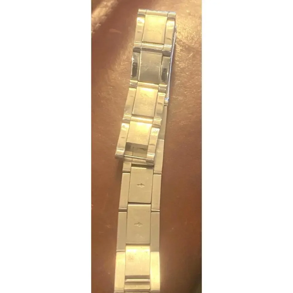 Women's 15mm Silver Tone DKNY Watch, Crystal Accented Face, NY-3408, WR 30M